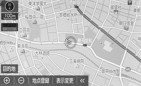 地図の表示 設定